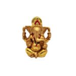 Lord Ganesh Yellow Statue (Murti)