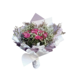 Rose Bouquet Corner-Exquisitely Adorned Pink Giftkdiu.com