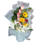 Mixed Flower Bouquet- Colorful - 42777