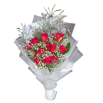 Bouquet of Elegant Rose and Baby - 42784