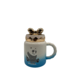 We Bare Bears Panda Mug with Crown Lid. (9942)-25