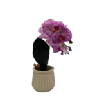 Artificial Striped Orchid in Ceramic Pot.(9931)-36