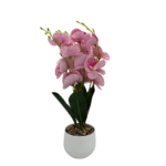 Pink Orchid Artificial plant. (9904)-63