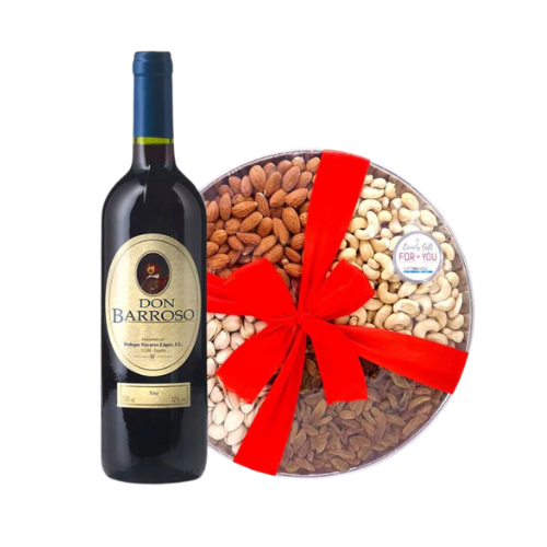 Don Barroso Wine and Dry Fruit Gift Hamper. (9866)-1