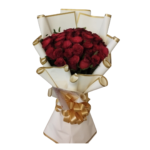 Red Roses Flowers Bouquet With 30 Flowers