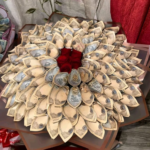 50000 (50k) Money Bouquet With Rs. 500 Eash With Roses