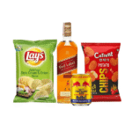 Red Label 750ml With Nuts Bhujiya Red Bull