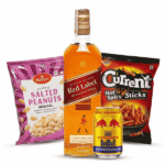 Red Lebel 1L With Red Bull Nuts And Chips