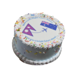 Congrats For Visa Happy Journey Cake - 46147