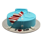 Happy Father's Day Cake With Written I Love Dad