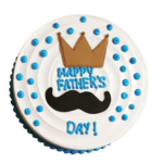 Happy Father's Day Cake Written With Happy Father's Day And Beautiful Design