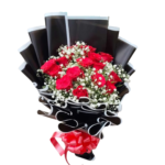 15 Red Roses With Gypsy For The Beautiful Moment