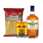 Himalayan Reserve Haldiram Bhujiya With Red Bull