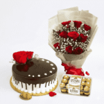 cake, flower & chocolate