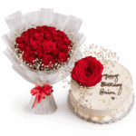 Cake And Flower Combo Gift For Your Best Moment