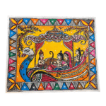 Ram Sita Hanuman Mithila Painting