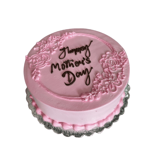 pink mother's day cake