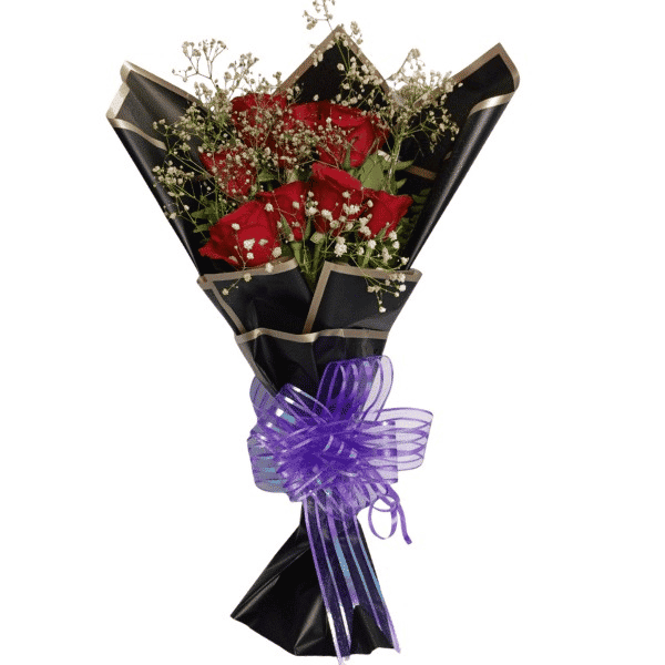 red rose bouquet