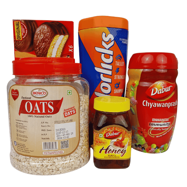 Combo Pack Oats Horlicks Honey Chyawanprash Hamper Nepal