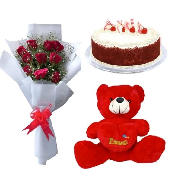 flower cake doll