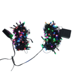 Clear LED Tihar Fairy Lights Black Wire Indoor Outdoor